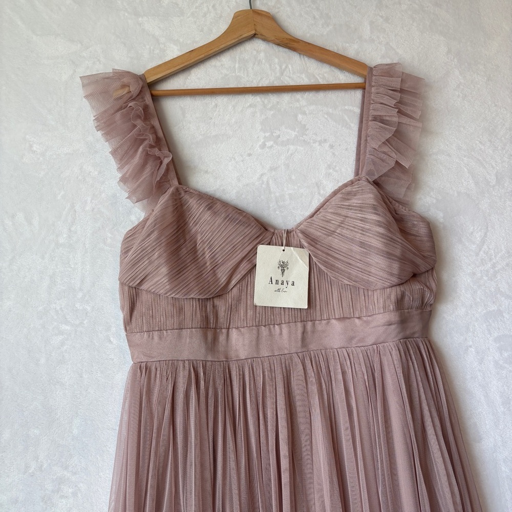 ASOS Anaya With Love pink Maxi Dress 12 NWT - Picture 3 of 13